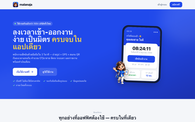 ภาพหน้าเว็บ malanaja