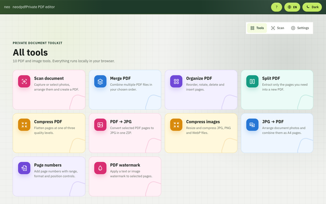 ภาพหน้าเว็บ neodpdf