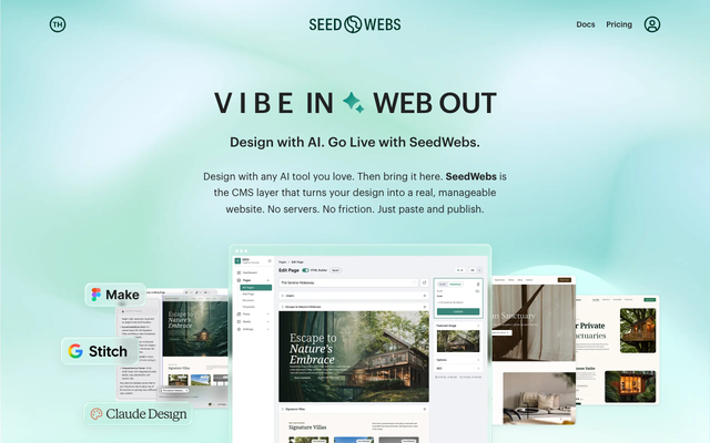 ภาพหน้าเว็บ SeedWebs
