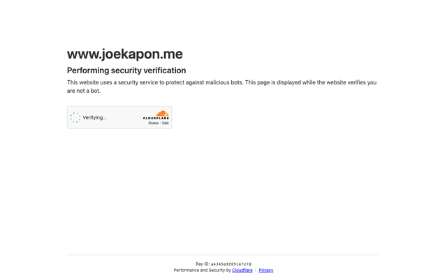 ภาพหน้าเว็บ joekapon.me