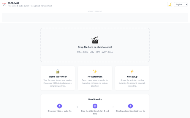 ภาพหน้าเว็บ CutLocal