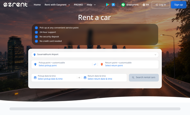 ภาพหน้าเว็บ Easyrent