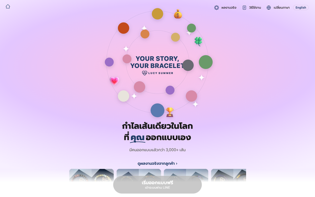 ภาพหน้าเว็บ Custom Beads Bracelet by Lucy Summer