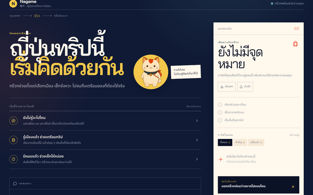 ภาพหน้าเว็บ Nagame 眺め