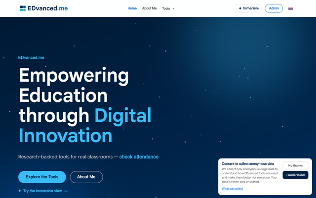 ภาพหน้าเว็บ Pawarit Pingmuang - AI Literacy & Educational Technology Too