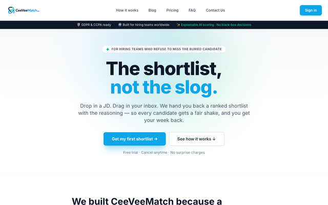 ภาพหน้าเว็บ CeeVeeMatch